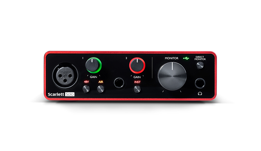 割引特価 Focusrite scarlett solo USBケーブル付(箱無し) | www