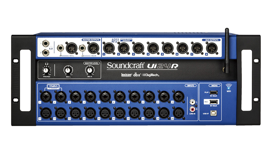 特別プライス デジタルミキサー SOUNDCRAFT UI24r ラックケース付き