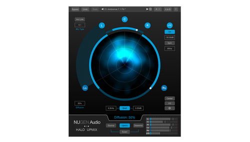 NuGen Audio Halo Upmix with 3D Immersive Extension 