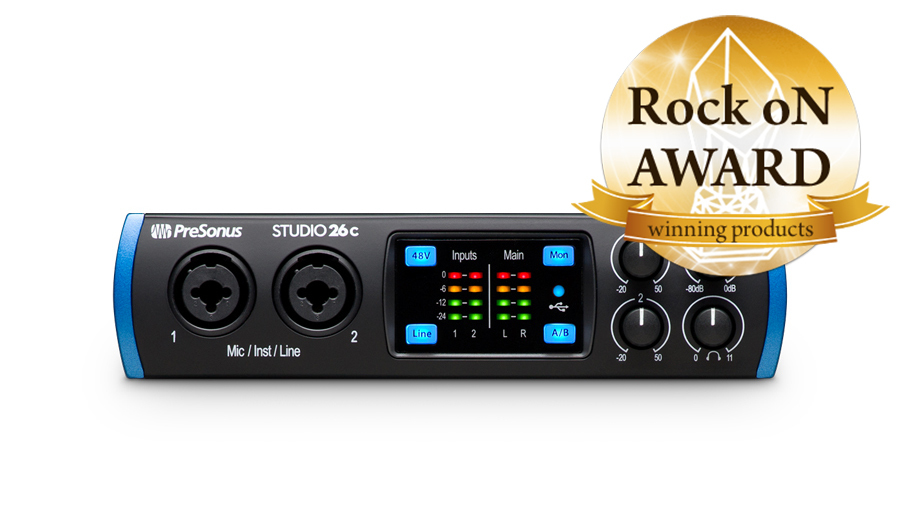 USB Presonus Studio 26c ☆PreSonus I/O offer！ | Rock oN Line eStore