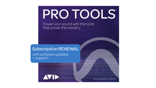 Avid Pro Tools | Carbon ™ PT Software Renewal (9938-31063-00) 　★Pro Tools Carbonに付属の永続パラシュート権付きPro Tools Studio サブスクリプション・ライセンス更新 (DL納品) 