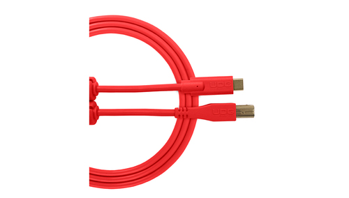 UDG Ultimate USB2.0ケーブル C-B Straight 1.5m Red 