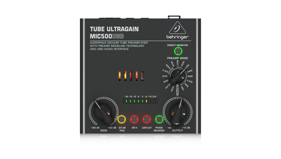 MIC500USB TUBE ULTRAGAIN