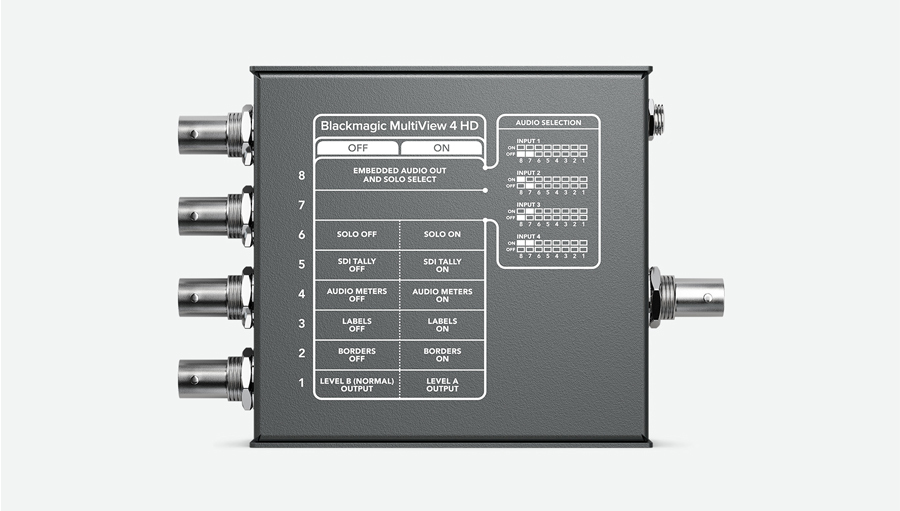 Blackmagic design製品 Blackmagic Design Blackmagic MultiView 4 HD