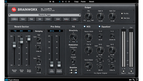 Plugin Alliance Brainworx bx_rooMS ★Plugin Alliance Made By Brainworx SALE！