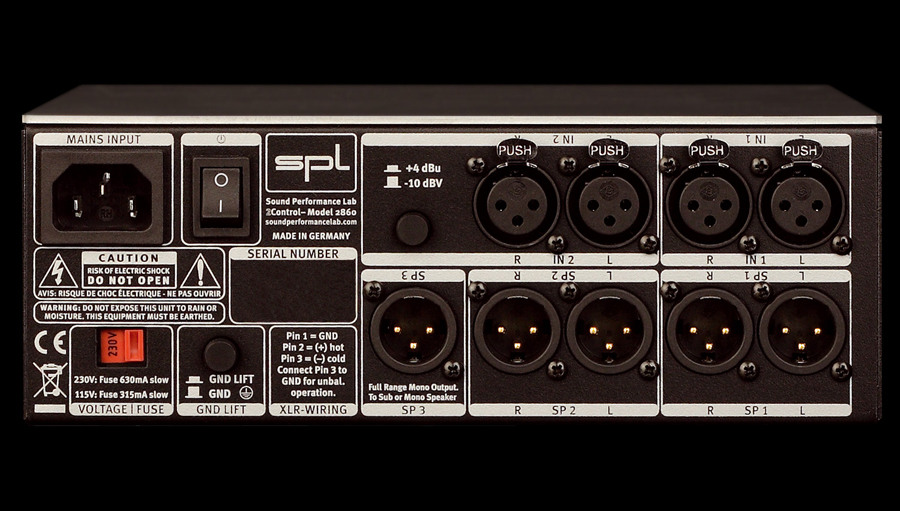 ヘッドホンアンプ SPL 2Control (Black/model 2861) | Rock oN Line eStore