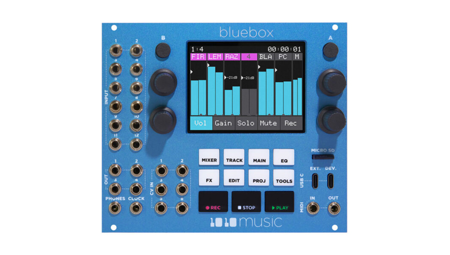 Bluebox for Eurorack - Compact Digital Mixer/Recorder