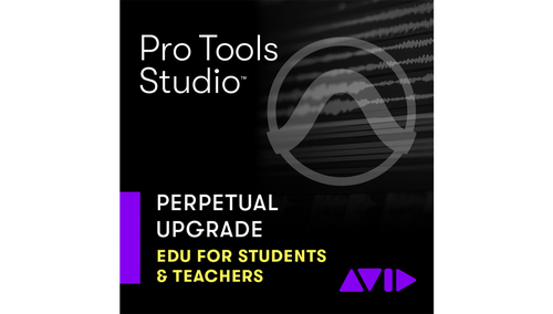 Avid Pro Tools Studio 永続版 ⽣徒/教師⽤ 永続版アップグレード -以前の「Pro Tools Studio EDU永続アップグレード+サポートプラン更新（学生/講師用）」(9938-30003-20) 