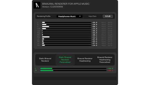 Audiomovers Binaural Renderer For Apple Music 