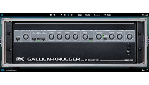 Plugin Alliance Gallien-Krueger 800RB ★Plugin Alliance Made By Brainworx SALE！