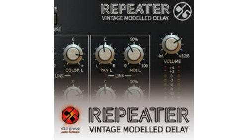 D16 Group REPEATER / VINTAGE MODELLED DELAY 