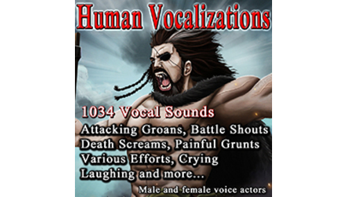 GAMEMASTER AUDIO HUMAN VOCALIZATIONS 