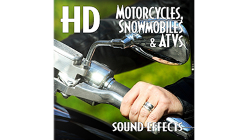 SOUND IDEAS HD MOTORCYCLES, SNOWMOBILES & ATVS ★SOUND IDEAS 業界標準の効果音パックが 50%OFF！